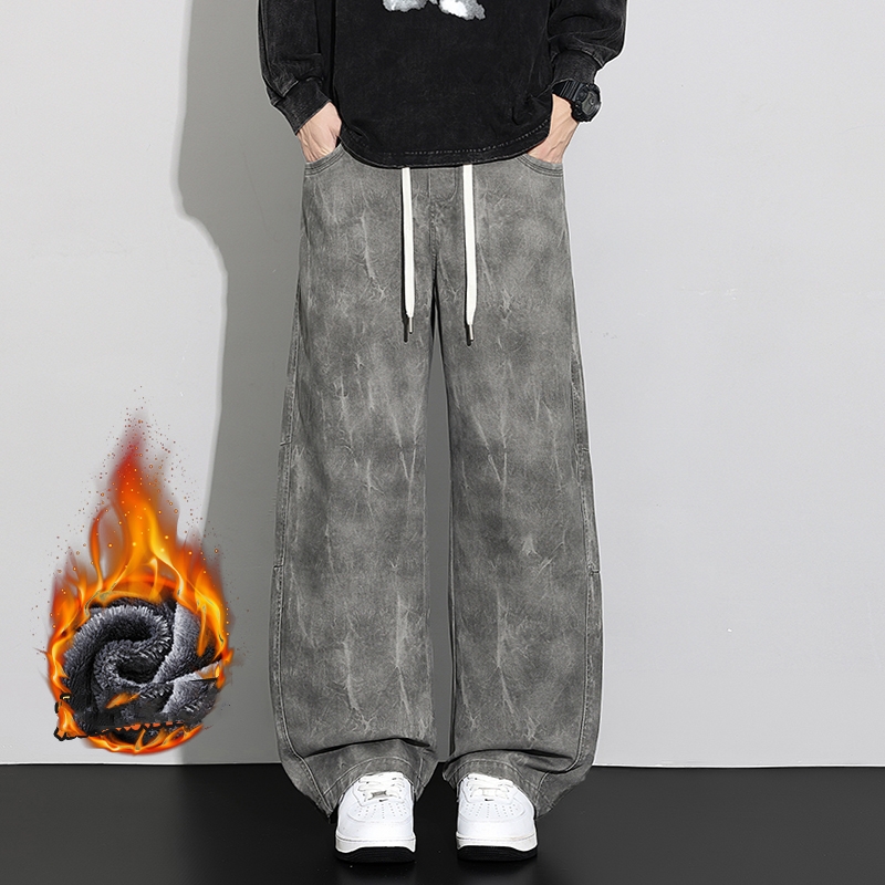 Streetwear Brand Clothing - 2026 erkek gevşek pamuklu pantolonlar moda