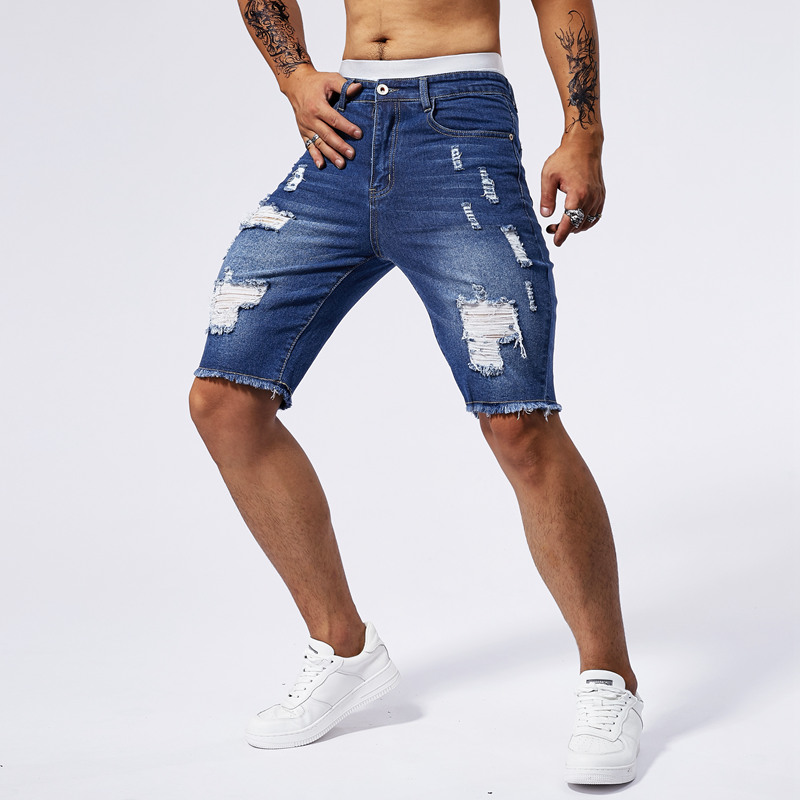 2025 yaz yeni erkek yırtık kot - Streetwear Brand Denim incelemesi ve fiyatı